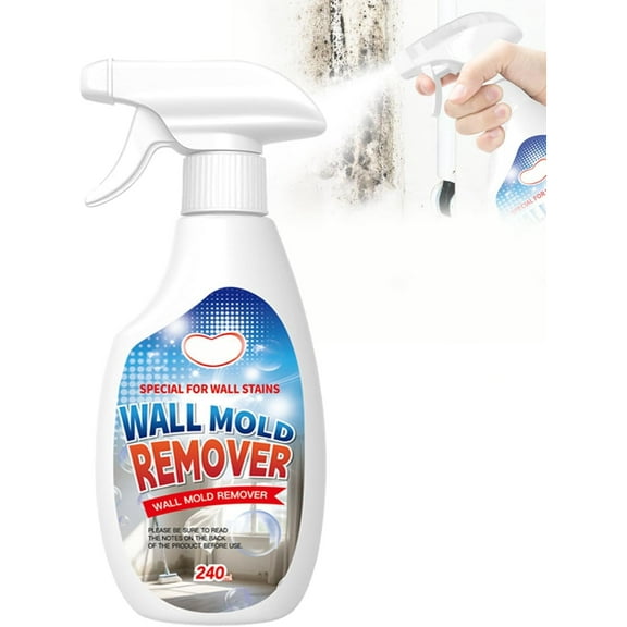 Highly Effective Mould Removal Spray, 120ml Wall Remover Multi-Surface Cleaning Solution, for Wood, Tile, Fabric, And Bathrooms, Kitchens