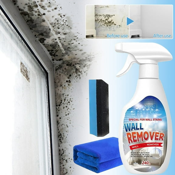 Highly Effective Removal Spray, Wall Cleaner Spray, Multi-Surface Cleaning Solution,for Wood, Tile, Fabric, Bathrooms, Kitchens (8.46 fl.oz)