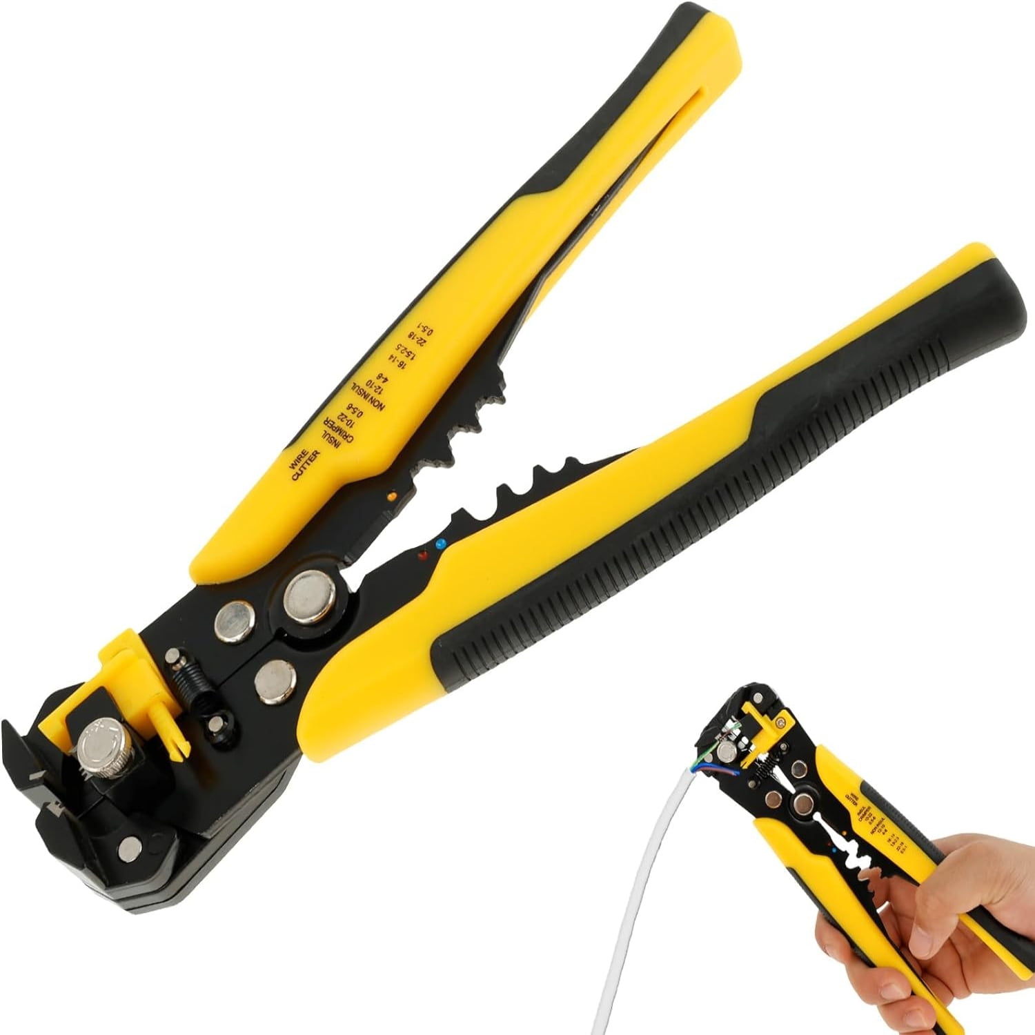 Highly Efficient Professional Grade Yellow SelfAdjusting Wire Cutter