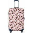thumbnail image 1 of Highly Elastic Spandex Suitcase Cover Luggage Cover Protector Large Fits 25 to 28 Inch Leopard Pink Prints, 1 of 6