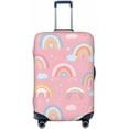thumbnail image 1 of Highly Elastic Spandex Suitcase Cover Luggage Cover Protector Medium Fits 22 to 24 Inch kids Rainbow Pink Prints, 1 of 1