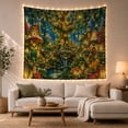 thumbnail image 1 of Highly Forest During With Magical Twilight Detailed Massive, Mystical Fantasy for Space Lovers, Galaxy Room Decor, Mother's Day Gift, Tapestry Wall Hanging for Bedroom and Dorm, 1 of 7