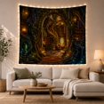 thumbnail image 1 of Highly Library Integrated With Into Natural Cavernous Tree, Mystical Fantasy for Space Lovers, Galaxy Room Decor, Mother's Day Gift, Tapestry Wall Hanging for Bedroom and Dorm, 1 of 7