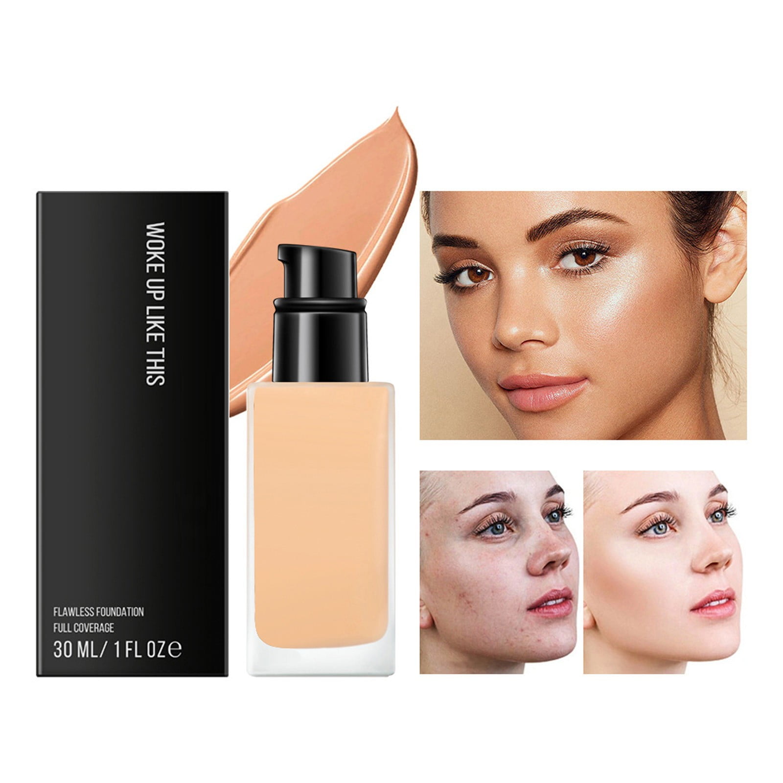 Highly Pigmented Lightweight New Liquid Foundation Natural And Lasting