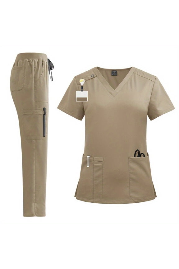 Highly Popular Scrub Sets in Europe, America and Southeast Asia: Ideal for Daily Work Two-Piece Uniforms, Comfortable Workwear
