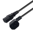 Highly Power 2500W C14 To C13 Extension Cable Right Angled Design For ...