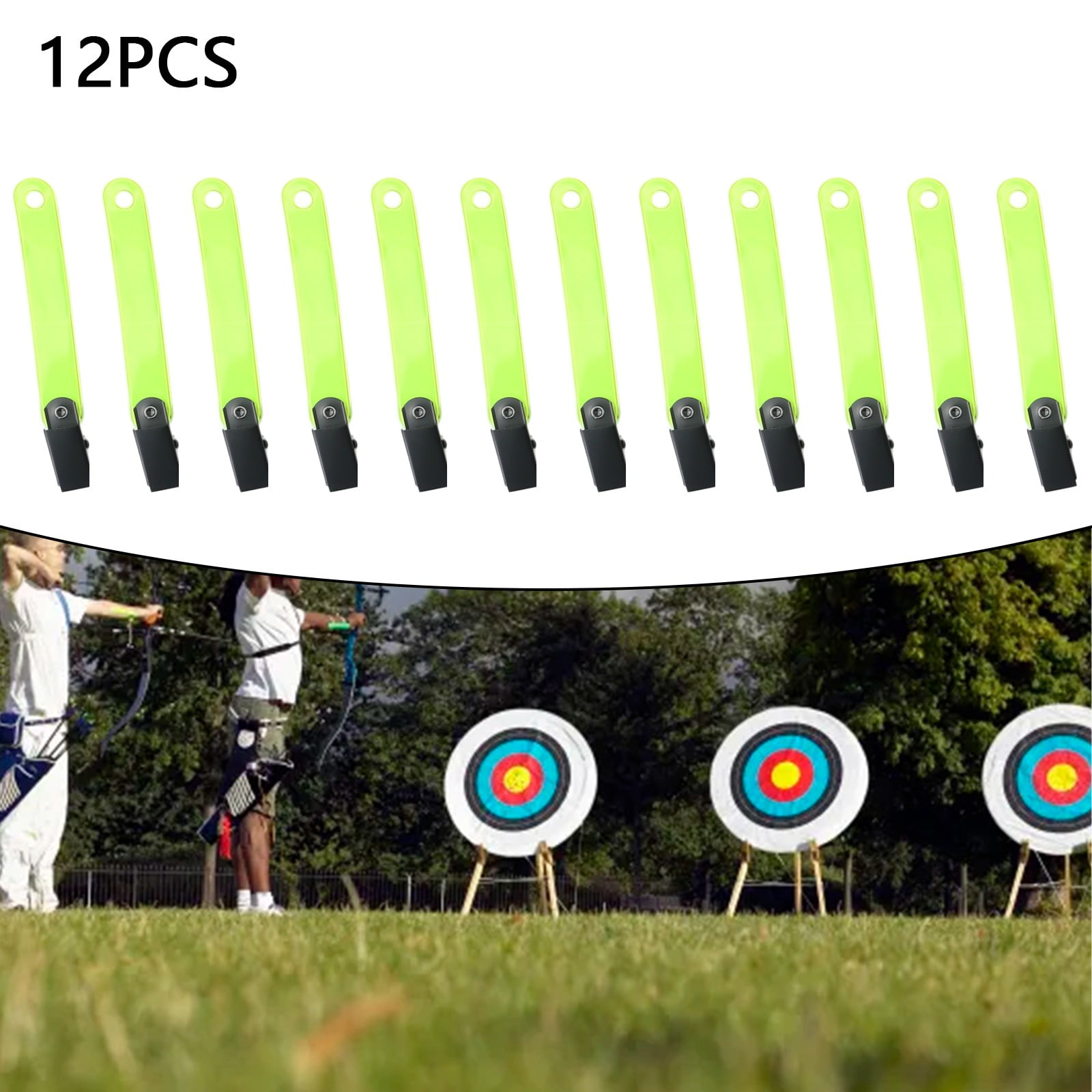 Highly Reflective Hunting Trail Marker Tacks with Clips BattlBox 12 ...