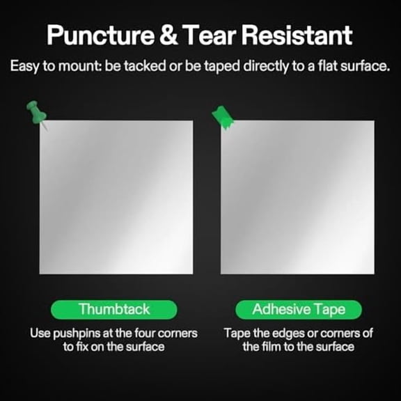 Highly Reflective Mylar Film Roll 4FT x 25FT for Outdoor Grow Room Indoor Decoration Aluminum Paint Coated 2 Mil Silver