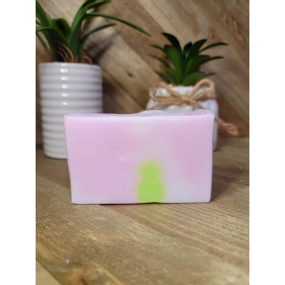 Highly Scented Pina Colada Handmade Soap Goat's Milk Soap