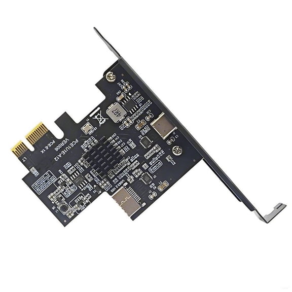 Highly Speed 10Gbps USB PCIE Adapter Card With USB Front Port, ASM3142 Chipset Supports Simultaneous Operate