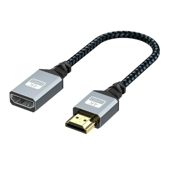 Highly Speed 4K HDTV Extension Cable HDTV Male to Female Extender Support 3840x2160 Resolution for HDTV, Monitors