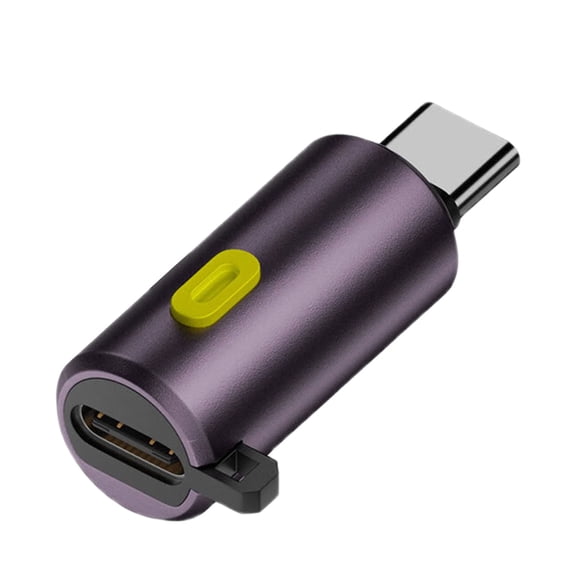 Highly Speed 80Gbps USB 4 Adapter with Digital Display USB Connectors for Voltages and Current Monitoring with Switching