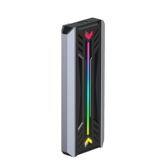 Portable Type C 3.1 M.2 NVMe Solid Drives Enclosure Multiple Cooling Features for Fast Transfer and Stable Performances