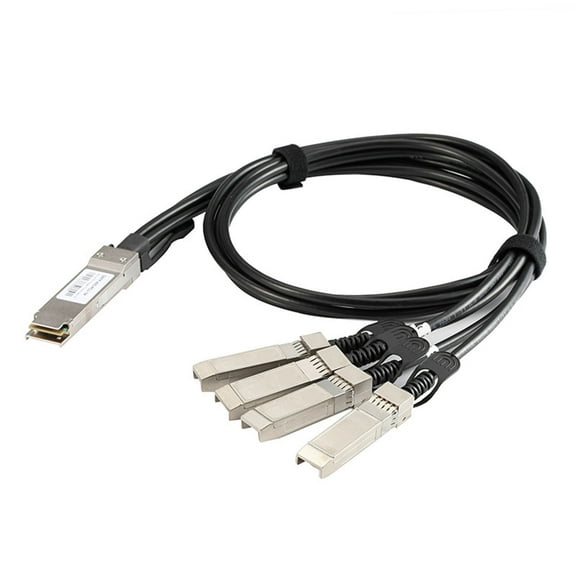 Highly Speed Data Cable 40Gbps To 4 SFP+ Direct Attach Copper Cable, 1M/39.37inch Data Center Networking Cord