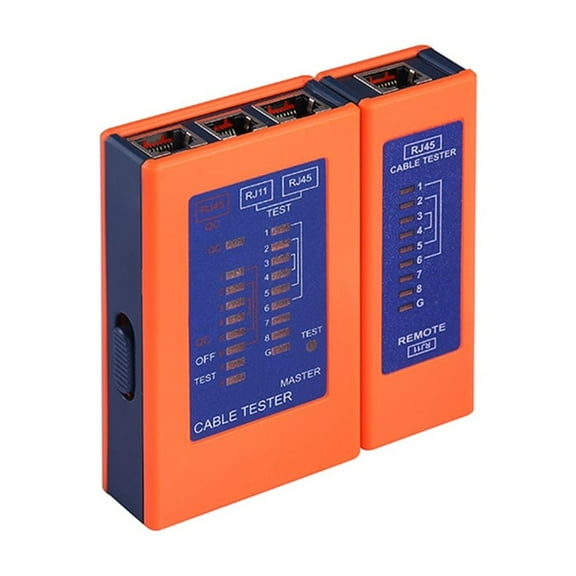 Highly Speed Gigabit Networking Cable Tester for RJ11 RJ12 RJ45 with POE Function and LED Indicators Easy to Read