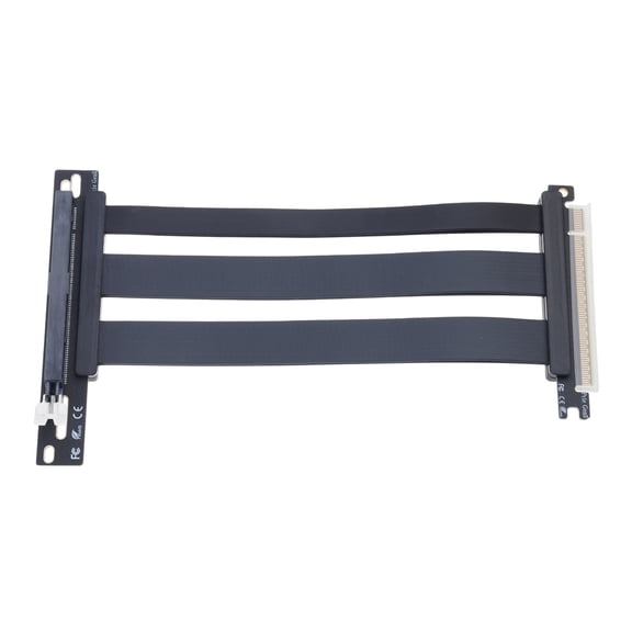 Highly-Speed Running PCIE5.0 X16Riser Cable Extension Cable for Graphics Right Angles Design 32GTS Transfer GPU Extender