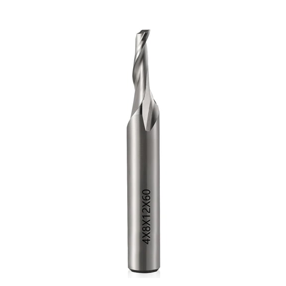 Highly Speed Steel Router Bit Single Flute End Mill For Aluminum Cutting In Various Size 8mm Shanks Diameter