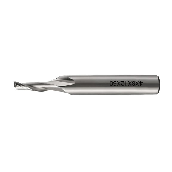 Highly Speed Steel Single Flute End Mill Cutter For Aluminum Routings Highly Speed Steel Cutter Metal Cutting Tool