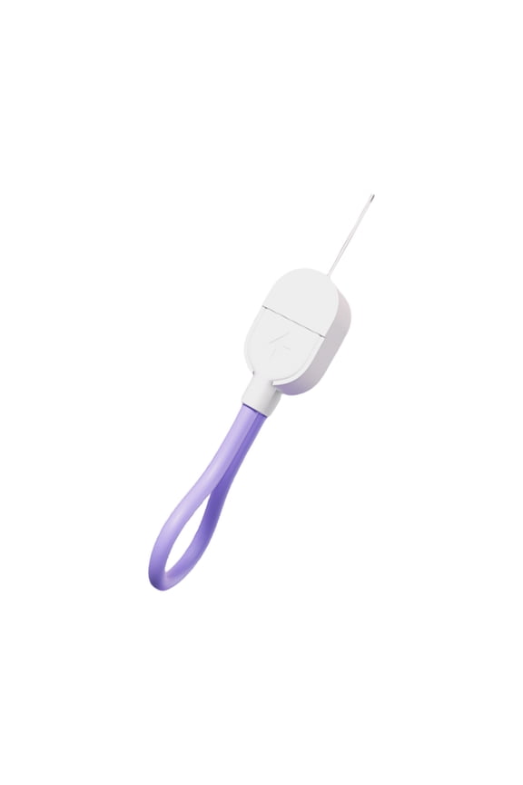 Highly Speed Type C to Type C Keychain Cable 60W Fast Charging Wire Good Toughness Silicone Coating