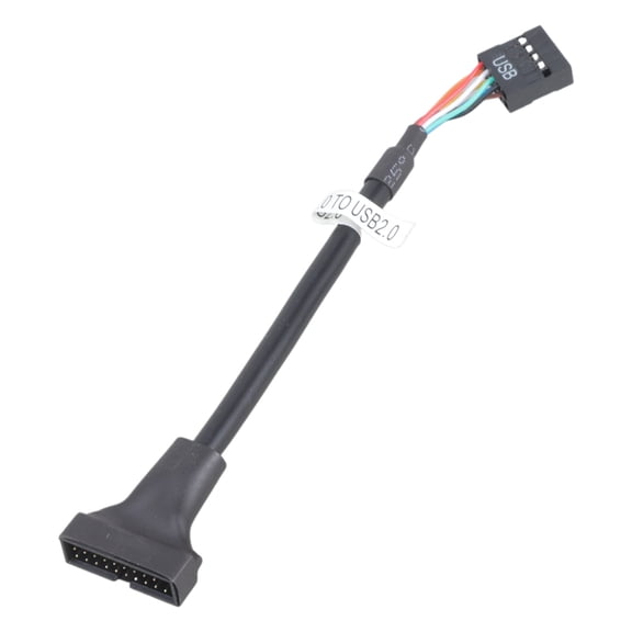 Highly Speed USB3.0 Header to USB2.0, 20Pin USB3.0 to 9Pin USB2.0 Converters Adapter Cable for Efficient Data Transfer