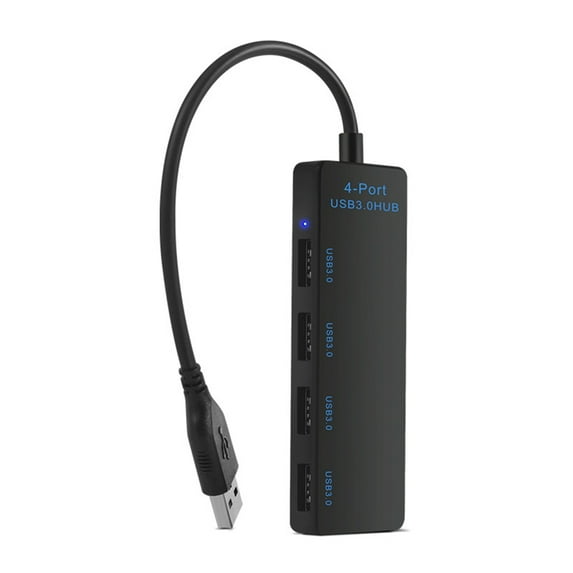 Highly Speed USB3.0 Hubs 4Port Splitter for PC Laptop 5Gbps Data Transfer and Charging Multiports USB Adapter