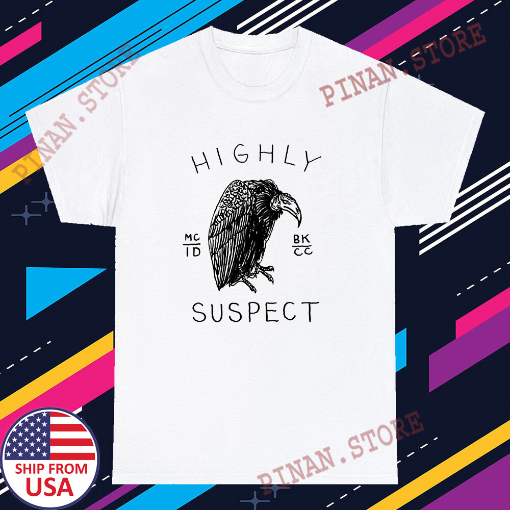 Highly Suspect Men's White T-Shirt Size S-5XL