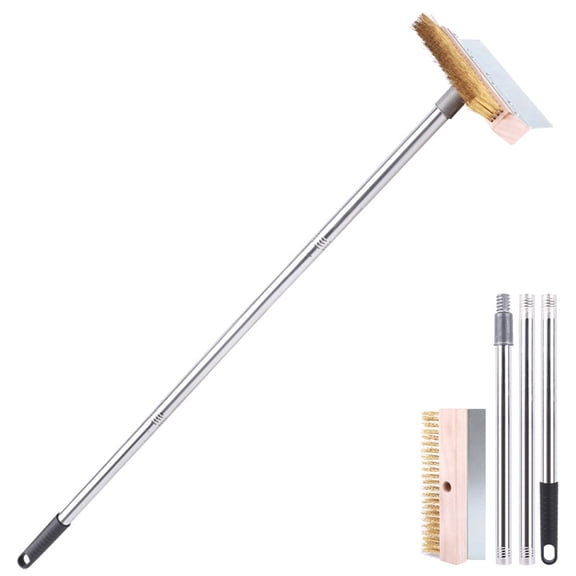 Highly Temperature Resistant Grill Cleaning Brush For Outdoor And Indoor Cooking