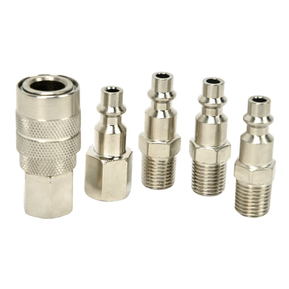 Highly pressure Air Compressor Coupler Set Air Hose Fittings Durability Steel Construction Tool Switching Design