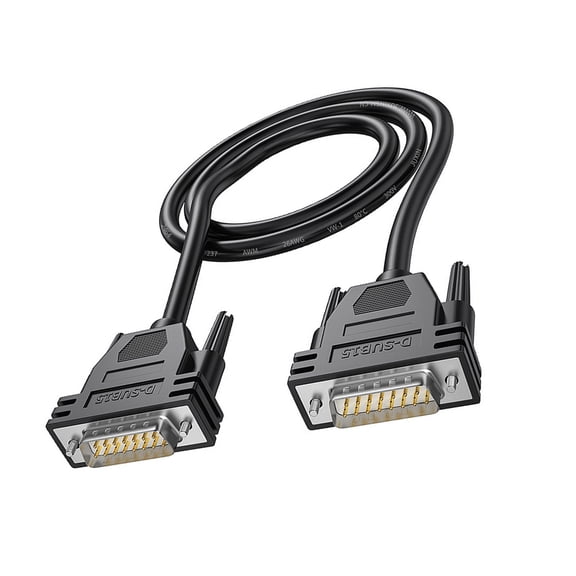 Highly speed DB15 Cable DB15 Female to Male Wire Double Shielding Technology for Reliability Data Transmission 150cm