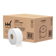 Highmark® 2-Ply Jumbo Toilet Paper, 1000' Per Roll, Pack Of 12 Rolls