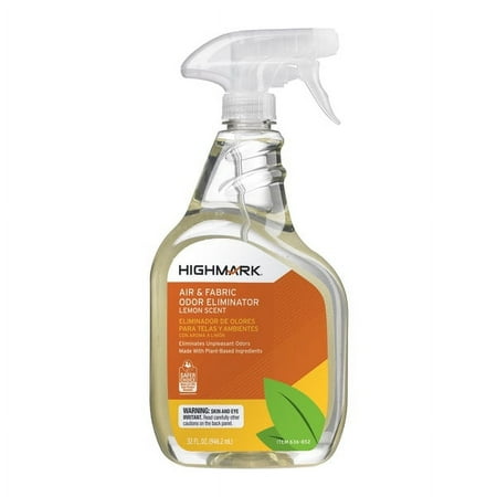 Highmark® Air & Fabric Odor Eliminator Spray, Lemon Scent, 32 oz