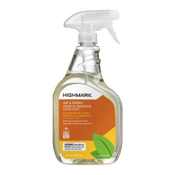 Highmark® Air & Fabric Odor Eliminator Spray, Lemon Scent, 32 oz