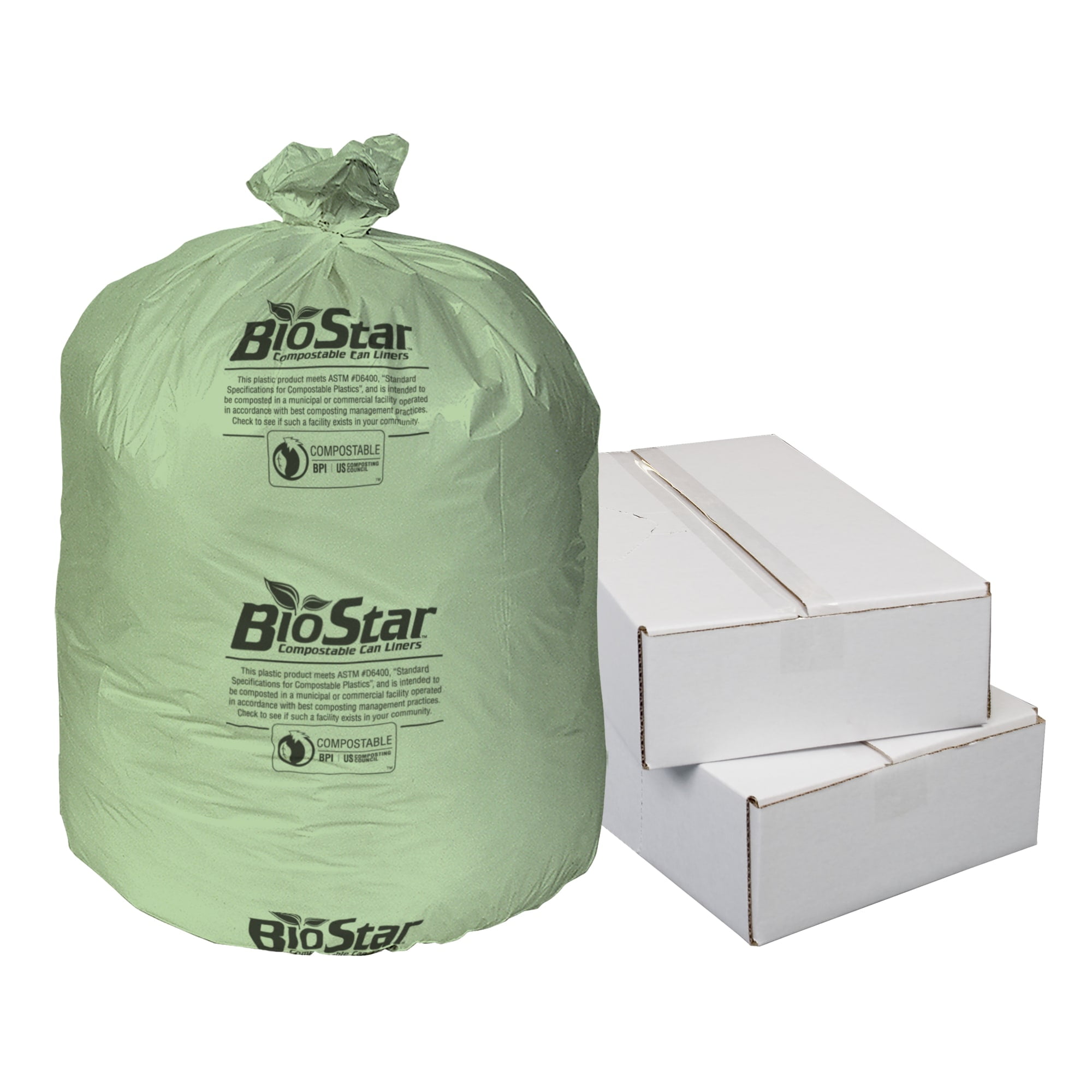 5 Gallon Compostable Bag / Liner, 18.25×25″