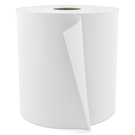 Highmark® Hardwound 1-Ply Paper Towels, 800' Per Roll, Pack Of 6 Rolls
