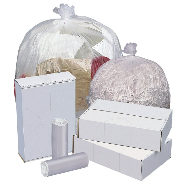 High-Density Waste Can Liners, 56 gal, 16 mic, 43 High-Density Waste Can Liners, 56 gal, 16 mic, 43
