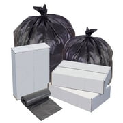 Highmark  High-Density Can Liners, 22 Mic, 40 - 45 Gallons, 40" x 48", Black, Box Of 150