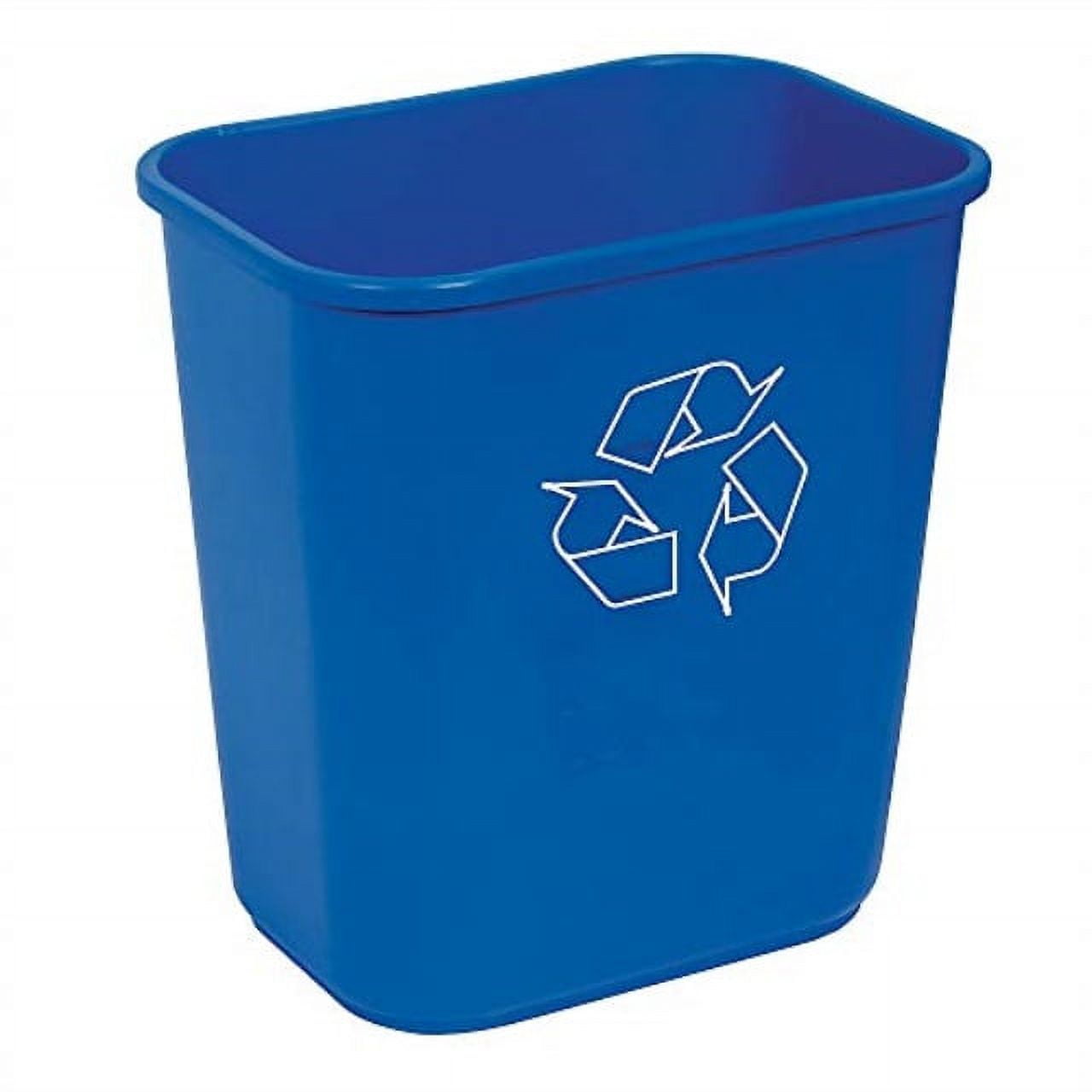 Highmark Office Depot Recycling Bin, 3.25 Gallons, Blue, WB0197