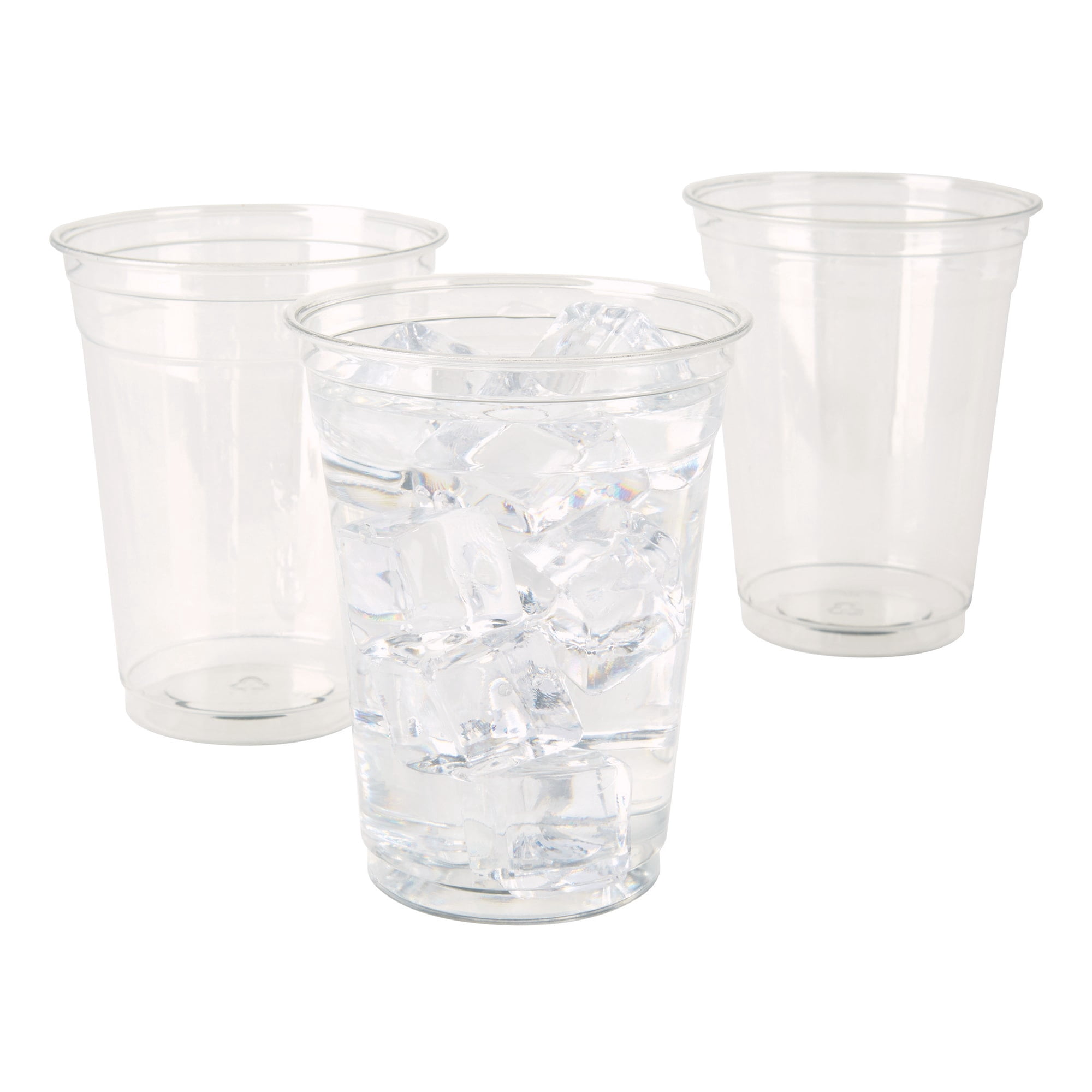 Highmark Plastic Cups, 16 Oz., Clear, Pack Of 100, 11590 - Walmart.com