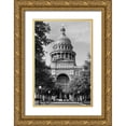 thumbnail image 1 of Highmith, Carol 11x14 Gold Ornate Wood Framed with Double Matting Museum Art Print Titled - The Texas Capitol, Austin, Texas, 2014 - Black and White, 1 of 4