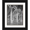 thumbnail image 1 of Highmith, Carol 12x14 Black Ornate Wood Framed with Double Matting Museum Art Print Titled - Great Hall, second floor, north. Library of Congress Thomas Jefferson Building, Washington, D.C. - B, 1 of 4