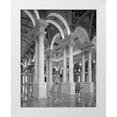 thumbnail image 1 of Highmith, Carol 12x14 White Modern Wood Framed Museum Art Print Titled - Great Hall, second floor, north. Library of Congress Thomas Jefferson Building, Washington, D.C. - B, 1 of 4