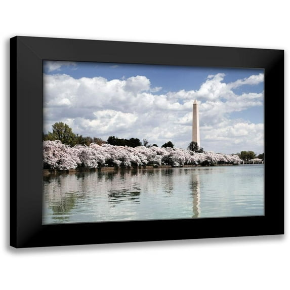 Highmith, Carol 14x12 Black Modern Framed Museum Art Print Titled - Washington Monument, Washington, D.C. - Vintage Style Photo Tint Variant