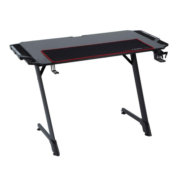 Highmore Aggro 40"W RGB LED Gaming Desk, Black