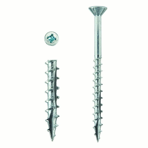 Highpoint 8 X 3 General Purpose Screws Flat Head Combo Drive Zinc 100 Pc
