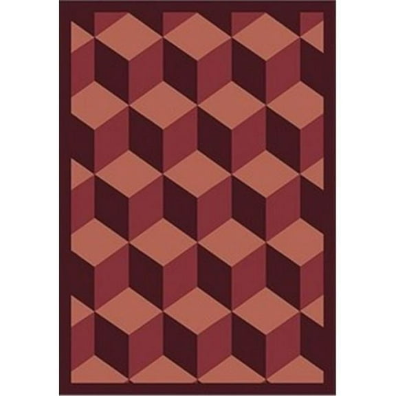 Pacific Rim Olive 3 ft.10 in. x 5 ft.4 in. WearOn Nylon Machine Tufted ...