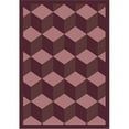 thumbnail image 1 of Highrise Plum 3 ft.10 in. x 5 ft.4 in.  WearOn Nylon Machine Tufted- Cut Pile Whimsy Rug, 1 of 1