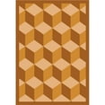 thumbnail image 1 of Highrise Wheat 7 ft.8 in. x 10 ft.9 in.  WearOn Nylon Machine Tufted- Cut Pile Whimsy Rug, 1 of 1