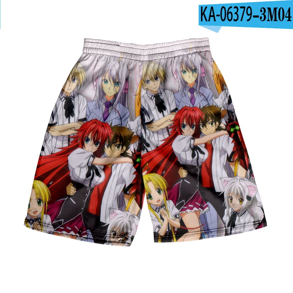 Highschool DxD Hyoudou Issei Rias Gremory Asia Argento Anime Short Pants  Beach Shorts Women Men Streetwear 3D Pants WT - Walmart.com