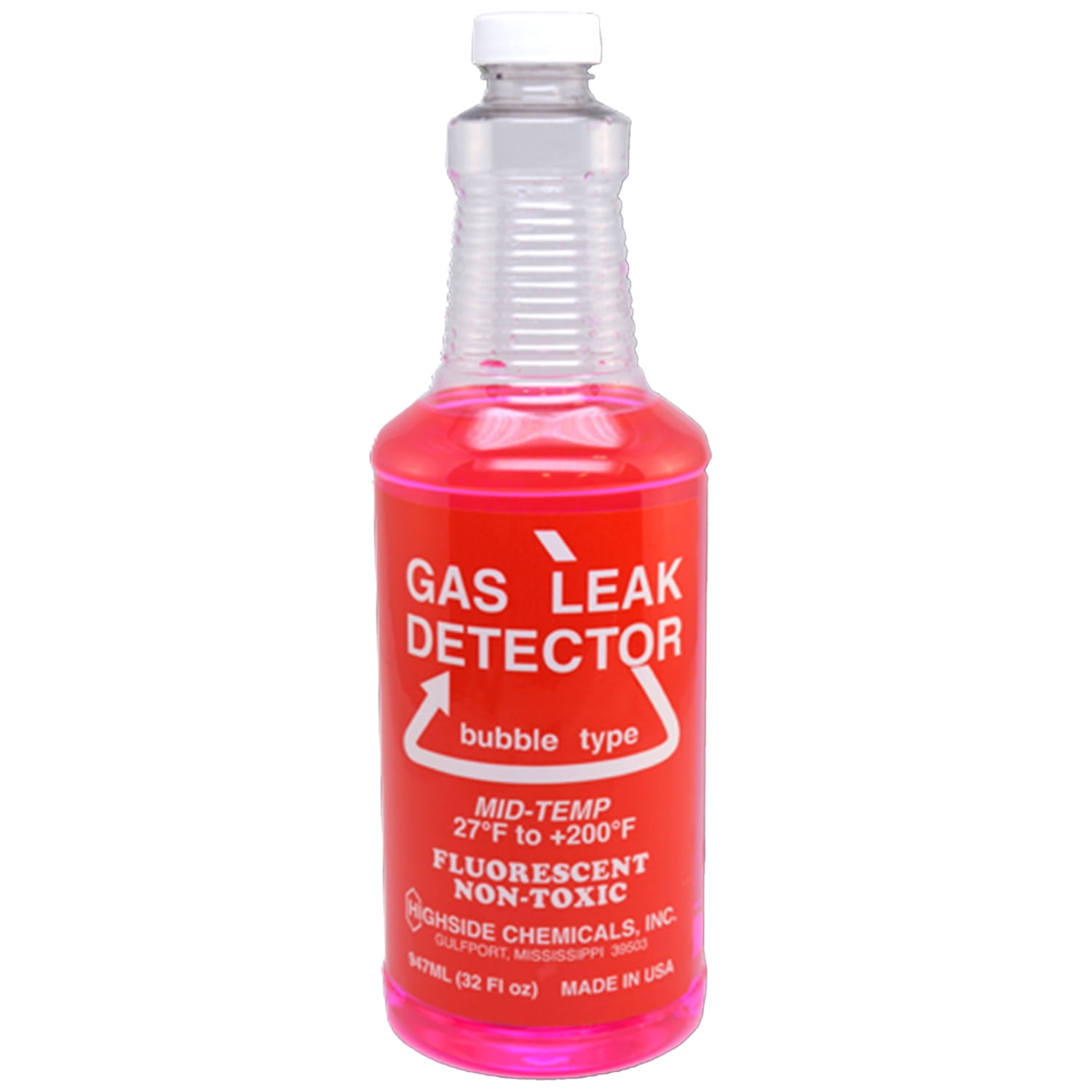 Highside Chemicals 23032 Mid-temp Gas Leak Detector (32oz Triggerer Bottle)