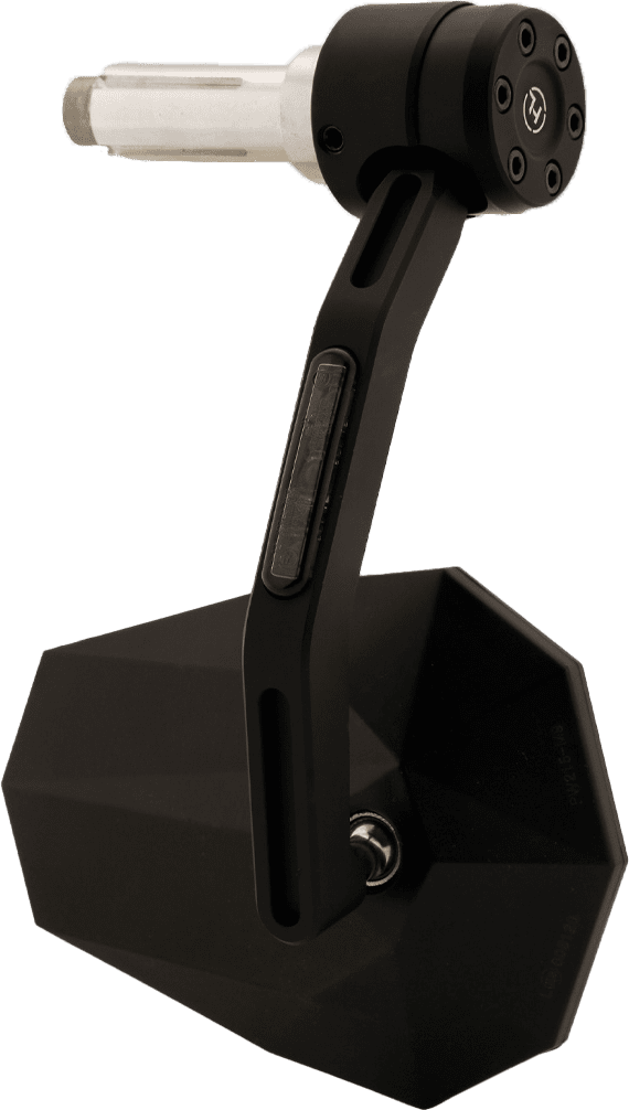 Highsider Stealth X7 Mirror Handlebar End W/Led Ts Black 301 Highsider Stealth X7 Mirror Handlebar End W/Led Ts Black 301